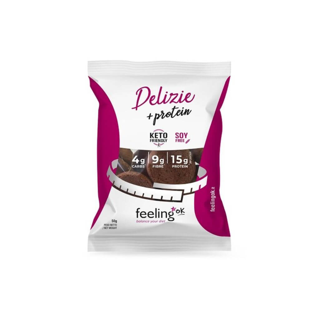 Biscuits protéinés Delizia Cacao START FeelingOK