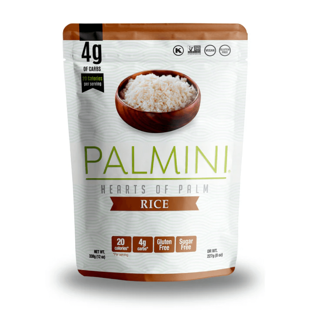 Palmini - Riz - 4 g de glucides - Sans gluten - Paquet de 338 g