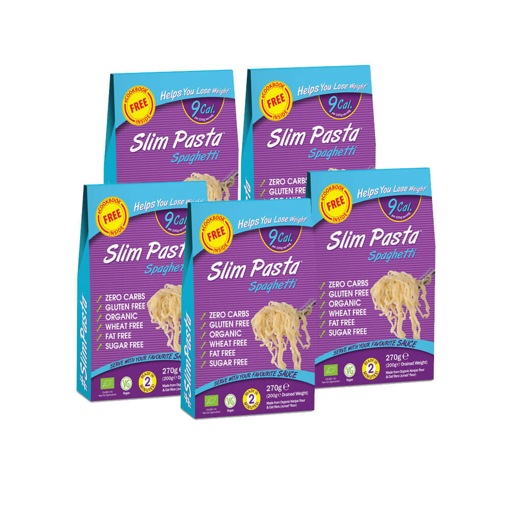 Slim Pasta Spaghetti shirataki de Konjac - Lot de 5 paquets