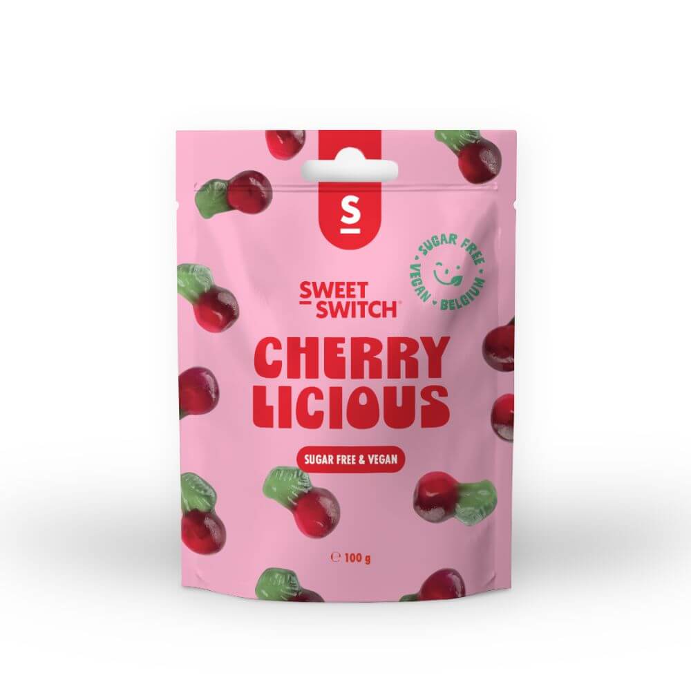 Bonbons sans sucre Keto Cherry Licious  Sweet-Switch 100g