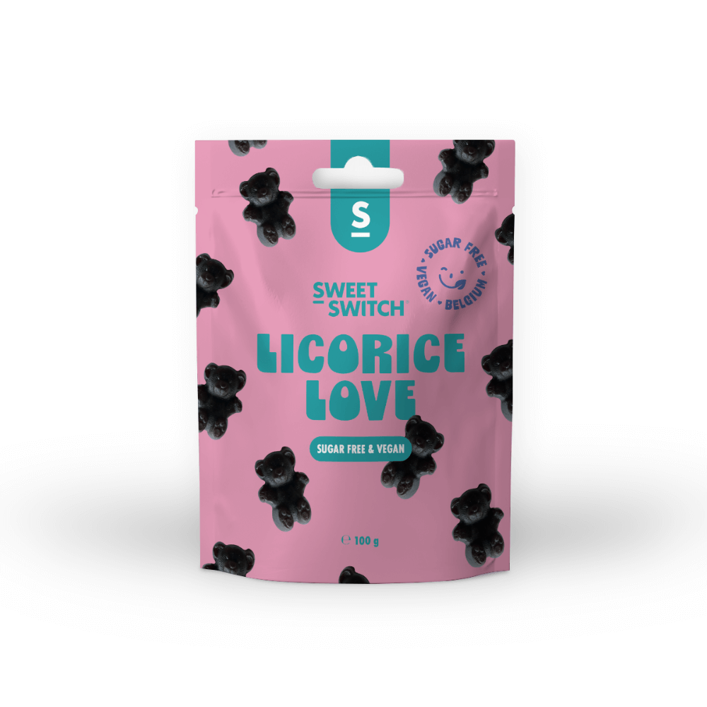Bonbons sans sucre Keto Licorice Love Sweet-Switch 100g