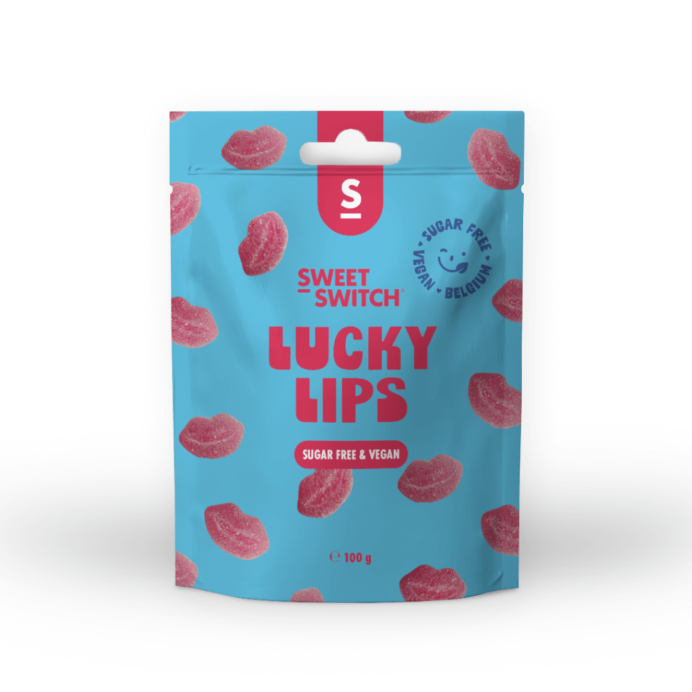 Bonbons sans sucre Keto Lucky Lips Sweet-Switch 100g