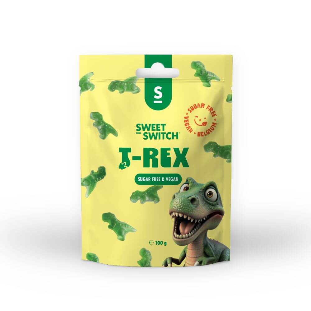 Bonbons sans sucre T-Rex Sweet-Switch 100g