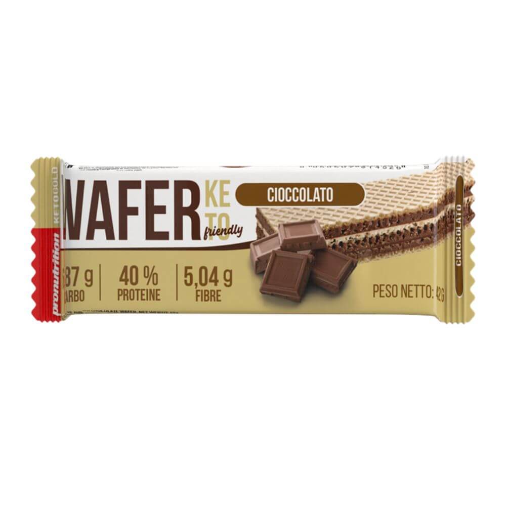 Wafer Keto Chocolat 42g - Pronutrition