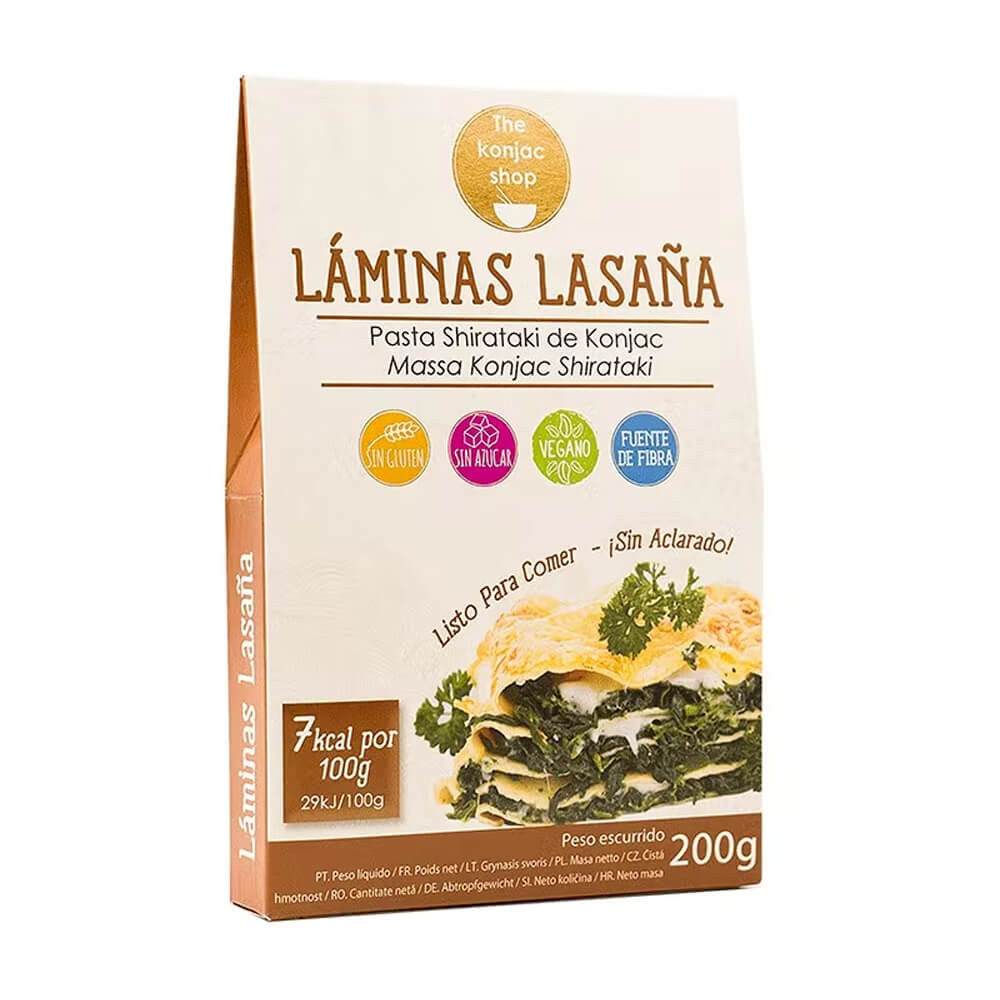 Lasaña Konjac - 200g - The Konjac Shop