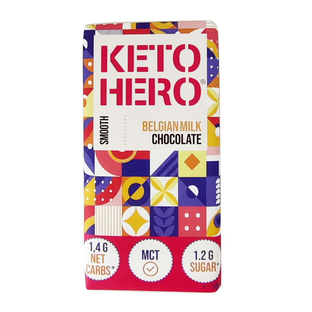 KETO-HERO barra chocolate con leche 100g